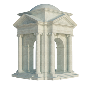 İzole edilmiş 3d Render Yapılandırması