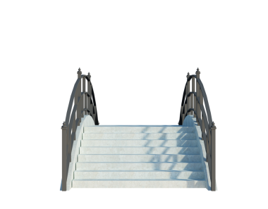 İzole edilmiş 3d Render Yapılandırması