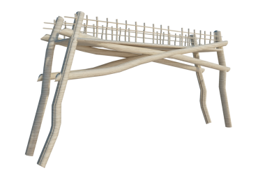 İzole edilmiş 3d Render Yapılandırması