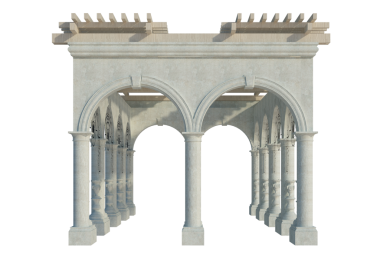 İzole edilmiş 3d Render Yapılandırması