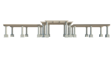 İzole edilmiş 3d Render Yapılandırması