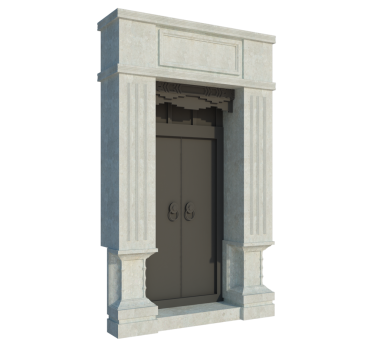 İzole edilmiş 3d Render Yapılandırması