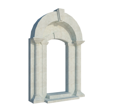 İzole edilmiş 3d Render Yapılandırması