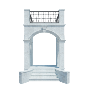 İzole edilmiş 3d Render Yapılandırması