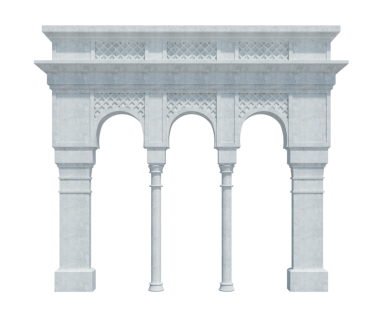 İzole edilmiş 3d Render Yapılandırması