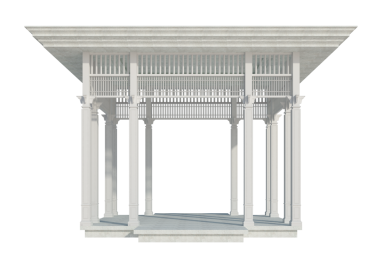 İzole edilmiş 3d Render Yapılandırması