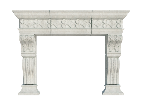 3d Render Building Structure On Isolated