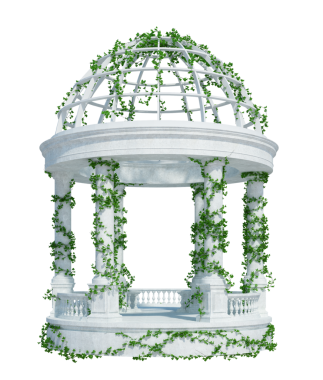 3d Sarmaşık Bitkilerini beyaza ayır