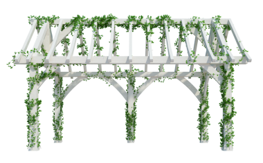 3d Sarmaşık Bitkilerini beyaza ayır