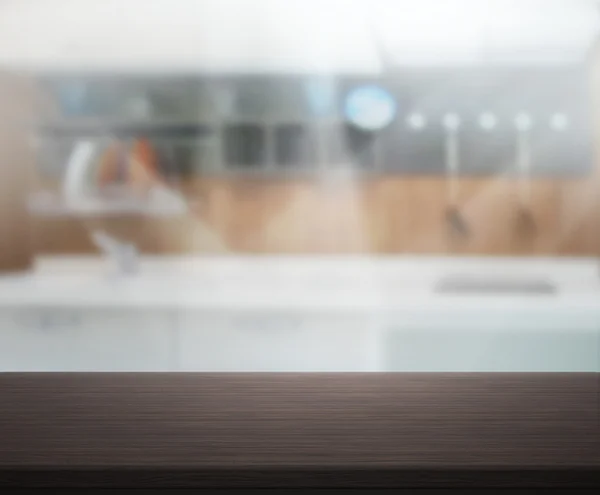 Table Top And Blur Interior of Background — Stock Photo, Image