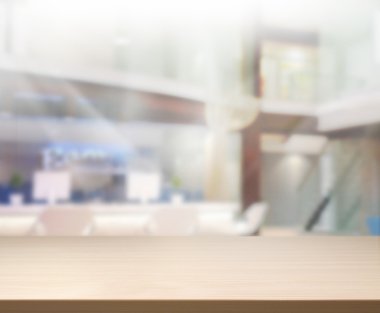 Masa üstü ve bulanıklık Office arka plan