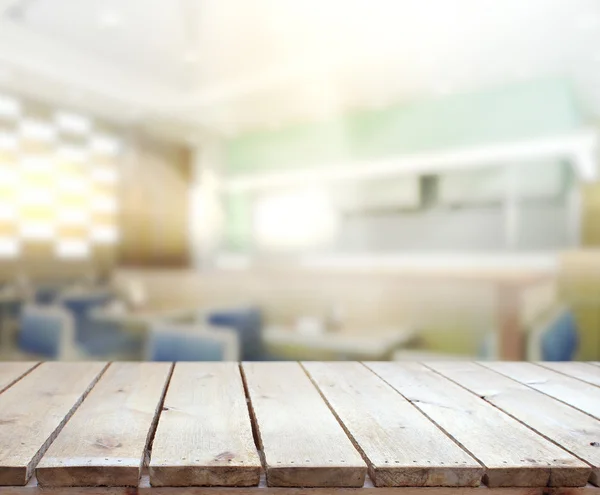 Table Top And Blur Interior of Background — Stock Photo, Image