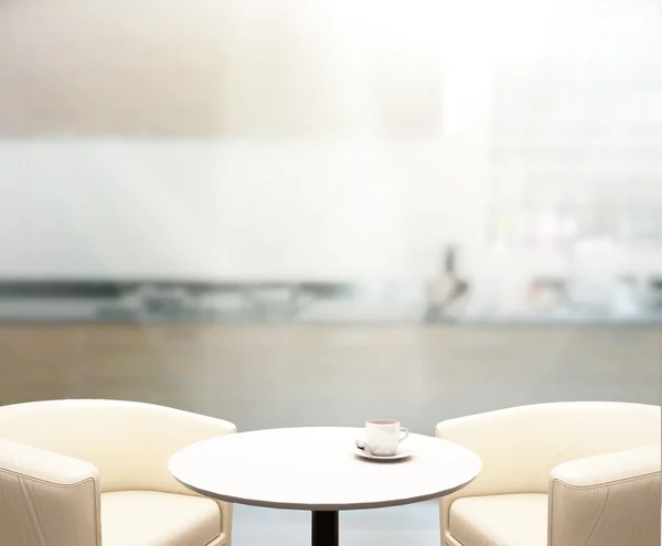 Table Top And Blur Interior of Background — Stock Photo, Image