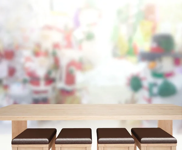 Деревянный стол Верхний фон во время отдыха — стоковое фото