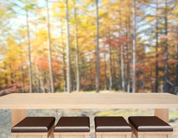 Masa üstü ve arka plan bulanıklık doğa — Stok fotoğraf