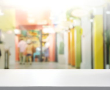 Alışveriş Pazar arka plan bulanıklık