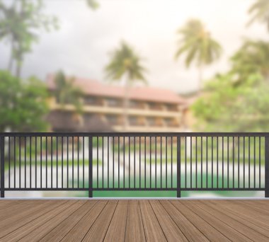 Balkon ve Teras dış arka plan bulanıklık