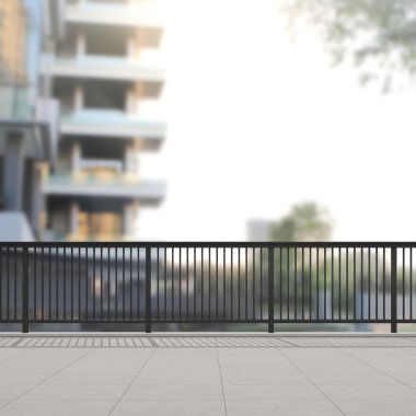 Balkon ve Teras dış arka plan bulanıklık