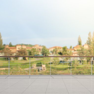 Balkon ve Teras dış arka plan bulanıklık