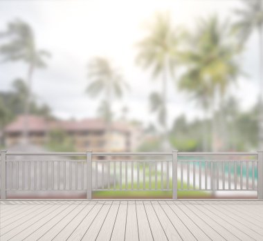 Balkon ve Teras dış arka plan bulanıklık