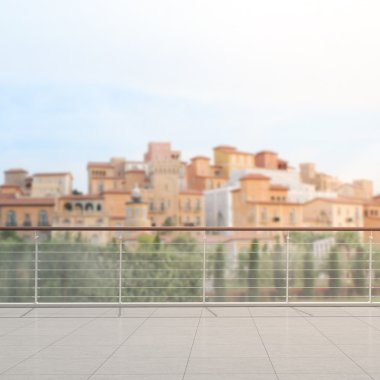 Balkon ve Teras dış arka plan bulanıklık