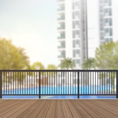 Balkon ve Teras dış arka plan bulanıklık