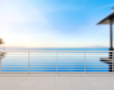 Balkon ve Teras, doğa arka plan bulanıklık