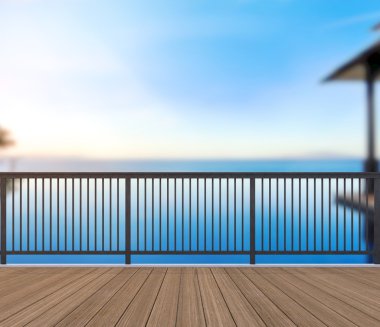 Balkon ve Teras, doğa arka plan bulanıklık