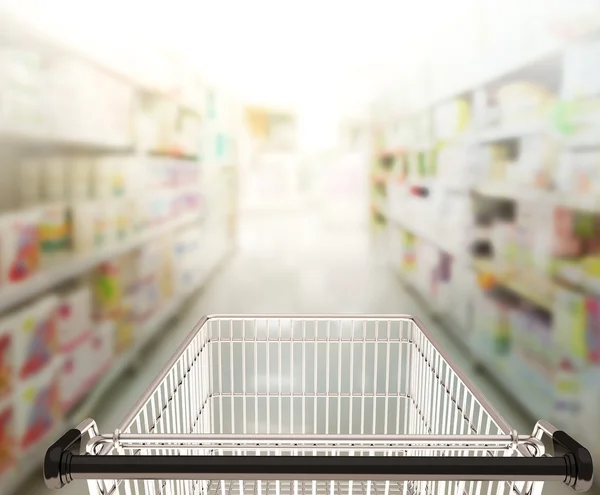 Abstract Blur Mercado de compras de fundo — Fotografia de Stock