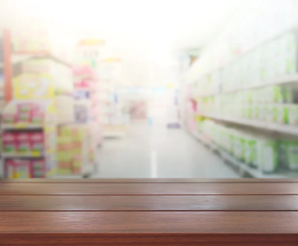 Abstract Blur Mercado de compras de fundo — Fotografia de Stock