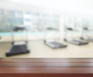 Masa üstü ve arka plan bulanıklık Fitness Spor Salonu