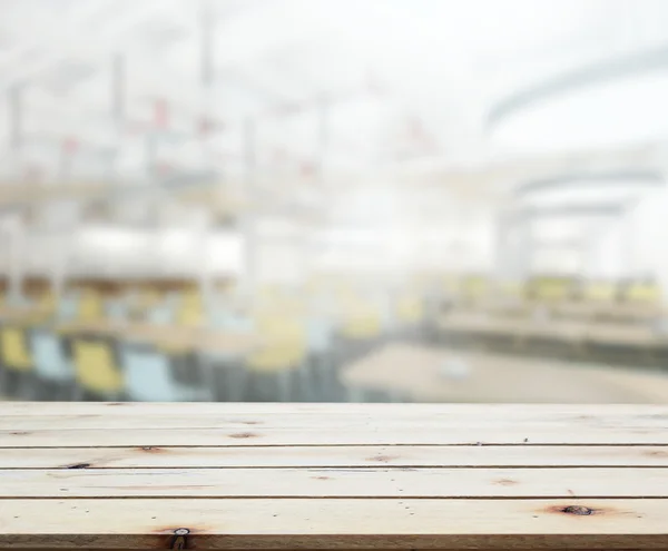 Table Top And Blur Building Of Background — Stock Photo, Image