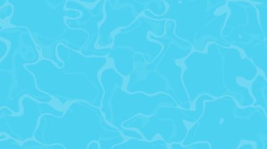 Yüzme havuzu yüzey yüzeyi karikatür dalga arka plan hava görüntüsü canlandırması