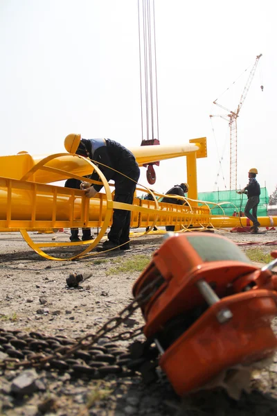 Cadenas de cartucho en primer plano — Foto de Stock