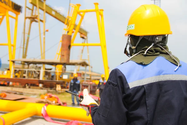 Ingénieur grue inspecteur — Photo