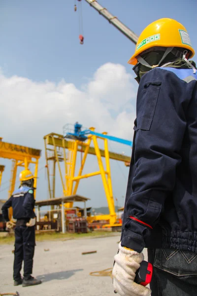 Inspection de la grue arrière — Photo