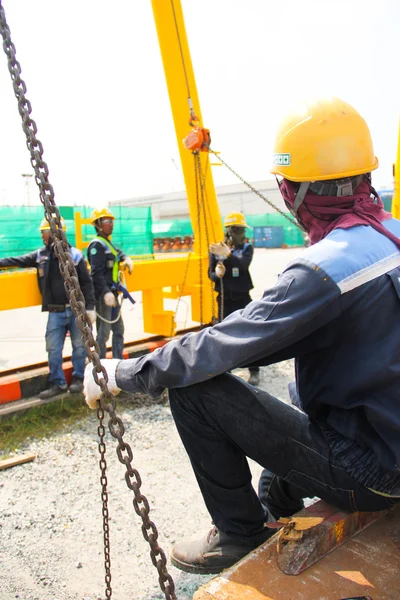 Trabajador que espera trabajo — Foto de Stock