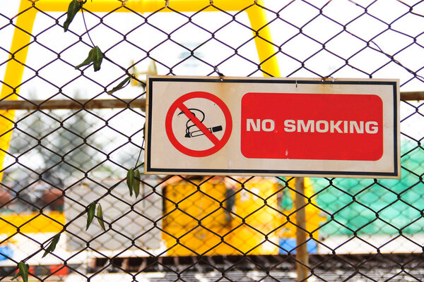 no smoke sign