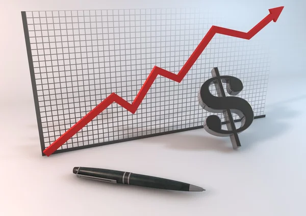 Diagrama de negocio — Foto de Stock