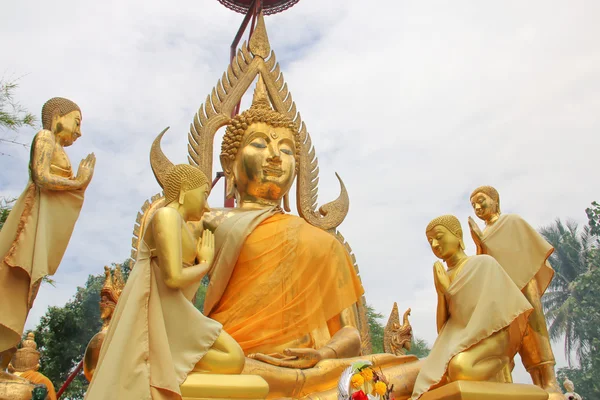 Buddha with attendant — Stock Photo, Image