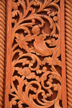 Ajur desen ahşap