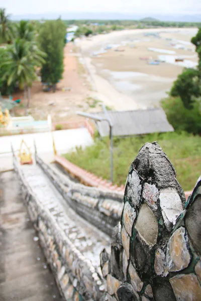 Baixo templo escada — Fotografia de Stock