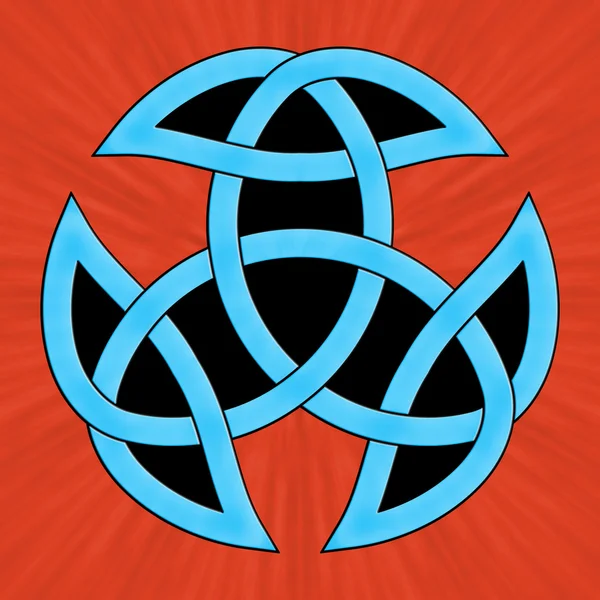 Trinity knoop symbool — Stockfoto
