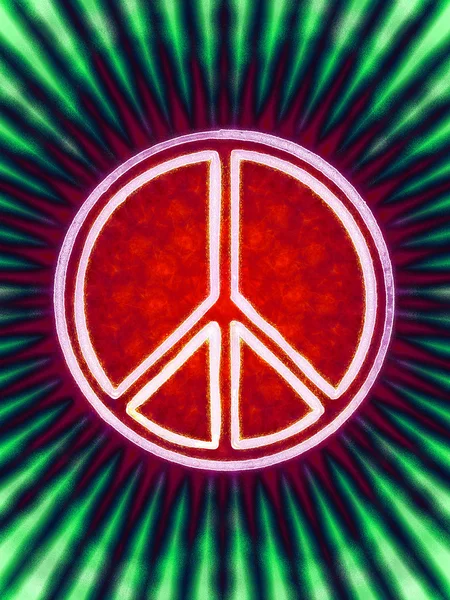 平和のシンボル図 — ストック写真