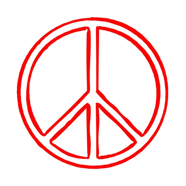 Εικονογράφηση σύμβολο ειρήνης — Φωτογραφία Αρχείου