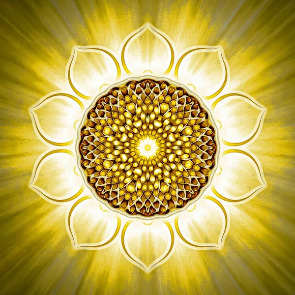 Open Solar Plexus Chakra — Stock Photo, Image