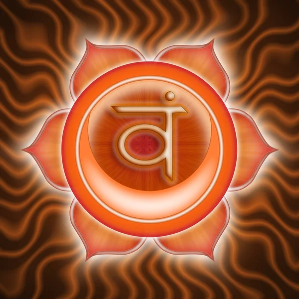 Sacraal chakra — Stockfoto