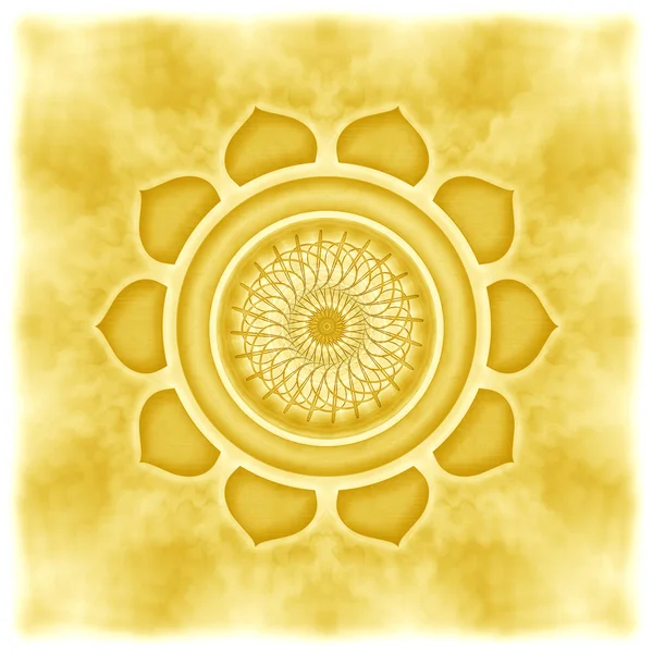 Solar plexus çakra — Stok fotoğraf