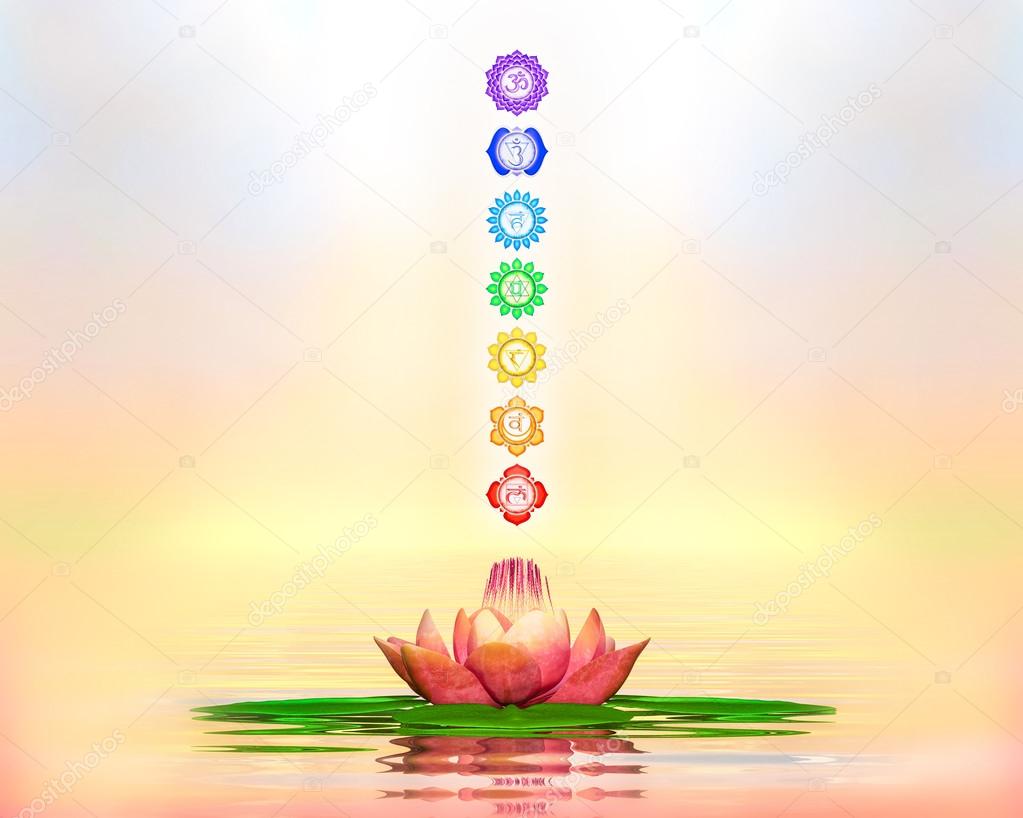 Sacred Lotus And Chakras Stock Photo by ©goku347 61885569