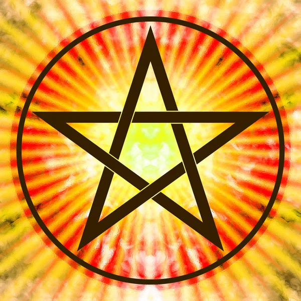 Pentagram — Zdjęcie stockowe